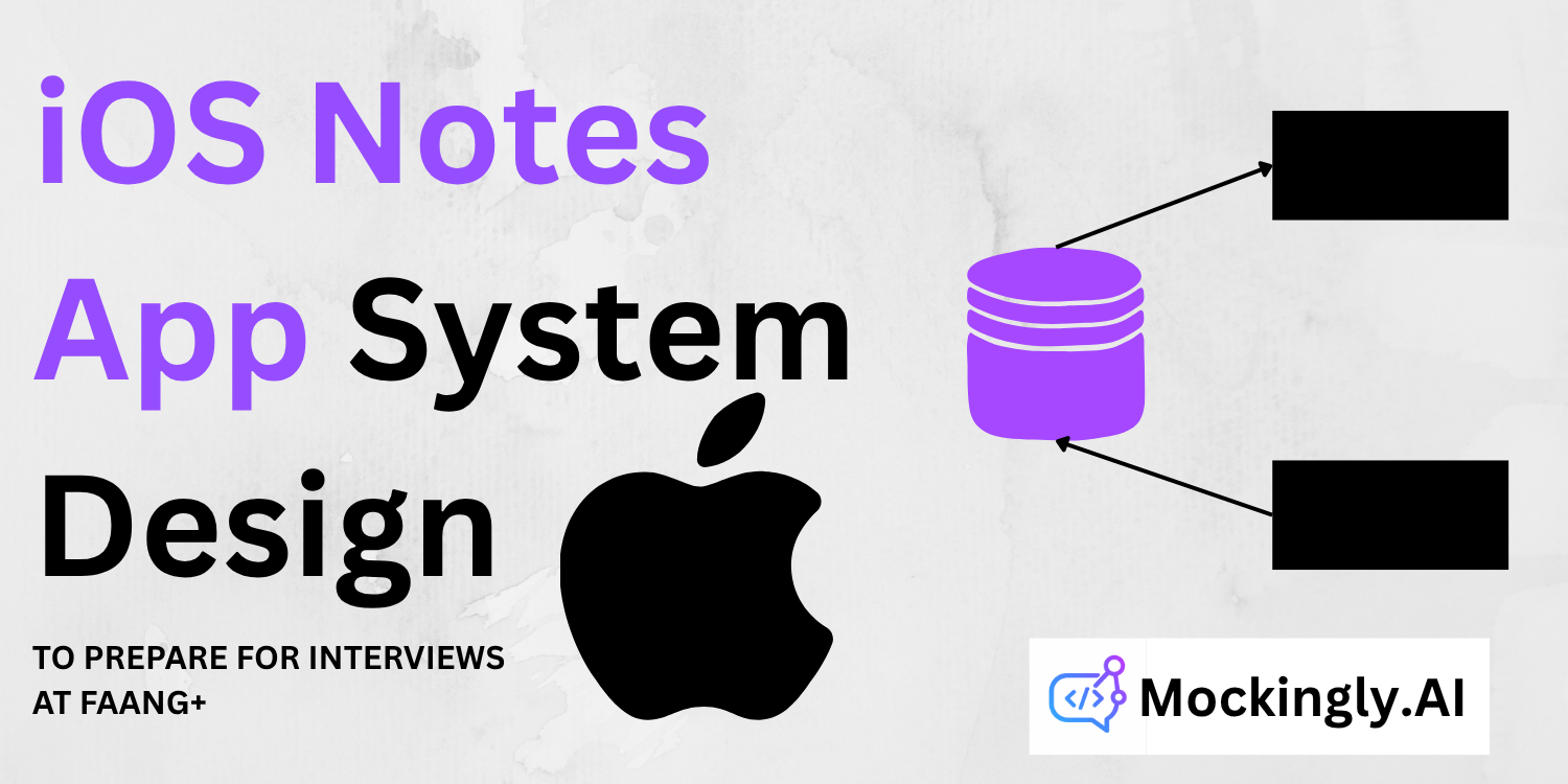 iOS Notes App System Design Interview Guide | Mockingly
